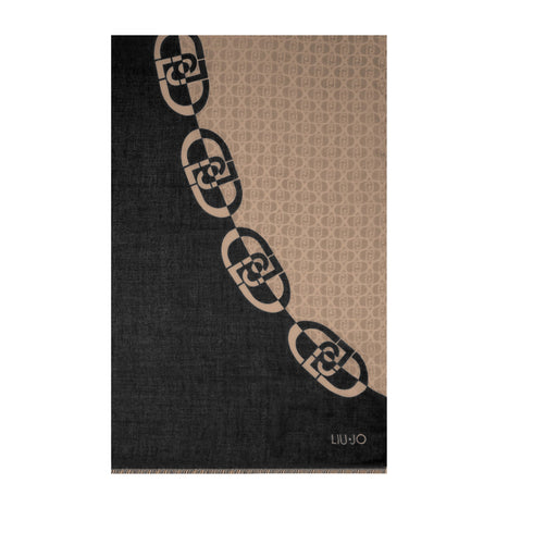 LIU JO Pashmina Pashmina Donna fantasia a pois Nero - Francavilla Moda